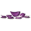 Service à café "Ina", design. Lubomir Tomaszewski, porcelaine Cmielow, années 1960