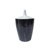 Coffee service "Goplana", design Wincenty Potacki, Cmielow porcelain, 1960s (black and white) - Image 5