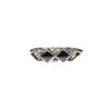 Silver geometric ring (925)