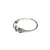 Silver geometric ring (925) - Image 2