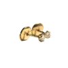 Gold earrings with diamonds (18k), J. Lumet, France - Image 2