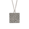 Necklace "Magic Square" by Albrecht Dürer (white bronze)
