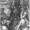 Necklace "Magic Square" by Albrecht Dürer (white bronze) - Image 6