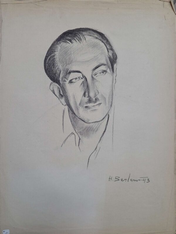 Henryk Berlewi, Portret mężczyzny, 1943