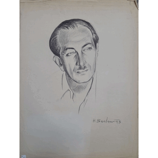 Henryk Berlewi, Portret mężczyzny, 1943
