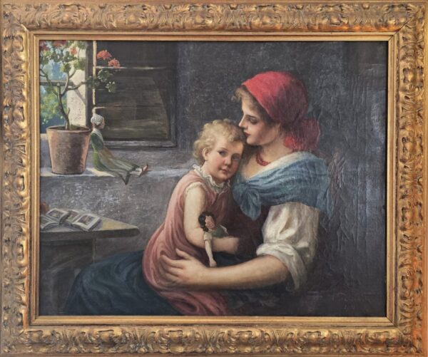 Artysta niezidentyfikowany, Macierzyństwo, 1912 - obrazek 2