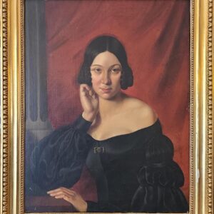 Piotr le Brun (att.), Portret Hrabiny Sobańskiej