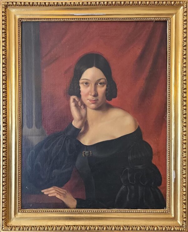 Piotr le Brun (att.), Portret Hrabiny Sobańskiej