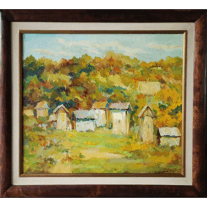 Sławomir Mieleszko, Pejzaż z ulami, 2000