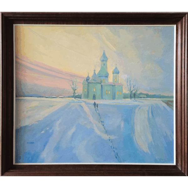 Sławomir Mieleszko, Cerkiew zimą, 2002