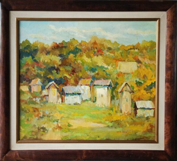 Sławomir Mieleszko, Pejzaż z ulami, 2000 - obrazek 2
