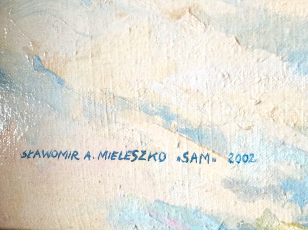 Sławomir Mieleszko, Pejzaż zimowy, 2002 - obrazek 3