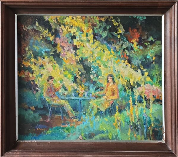 Sławomir Mieleszko, W ogrodzie, 1999 - obrazek 2