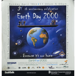 Rafał Olbiński, Earth Day 2000 (z odręcznym podpisem i dedykacją dla Jima Carreya)
