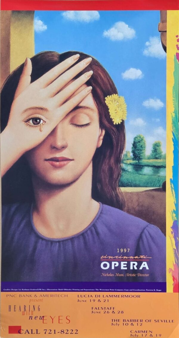 Rafał Olbiński, Hearing with New Eyes, 1997 - obrazek 2