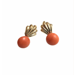 Gold earrings with amethysts (18k) (Kopia) (Kopia)