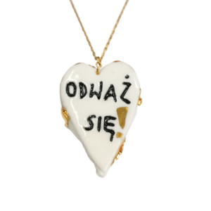 Naszyjnik Odważ się!, unikat, Romana Bielecka