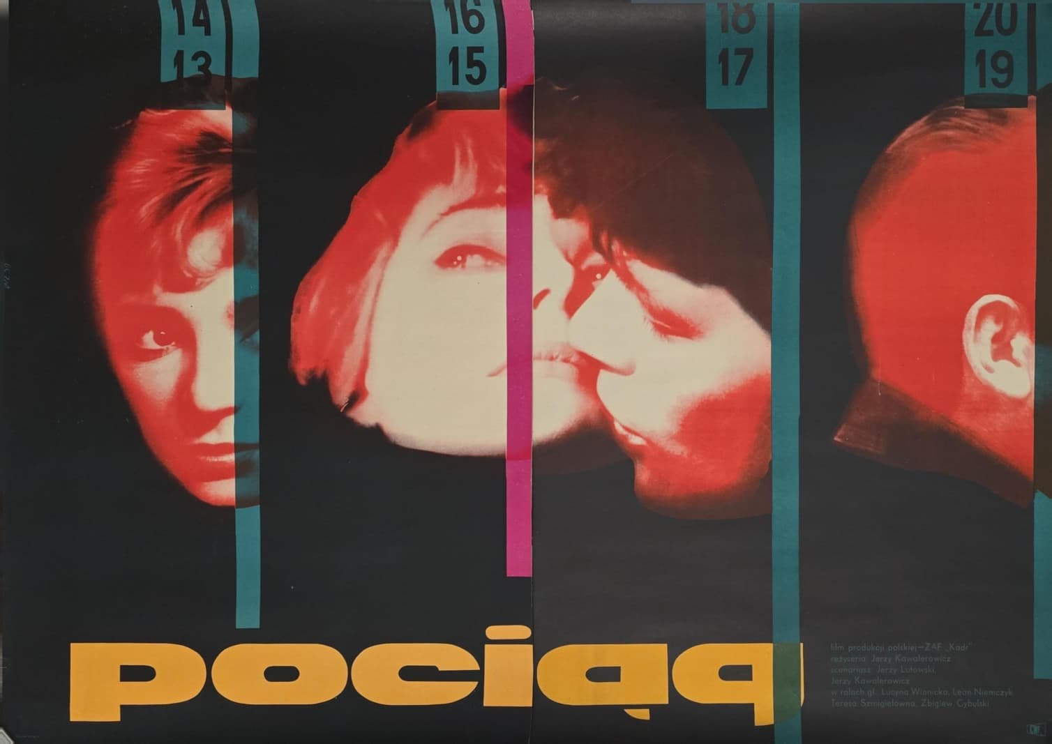 Plakat Pociag Wojciech Zamecznik ArtKrak